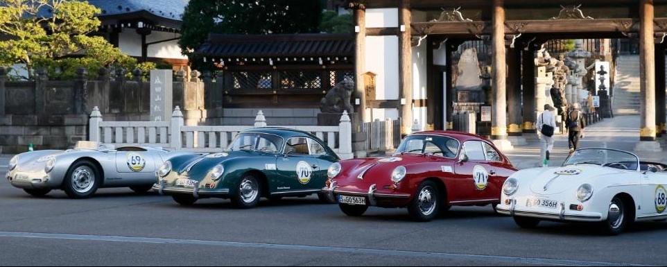 Quartet of classic Porsches complete Japanese Mille Miglia