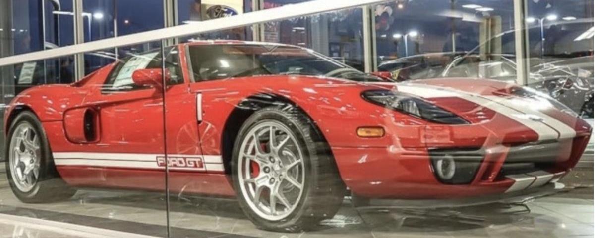 This six-mile 2005 Ford GT is a car collector's dream