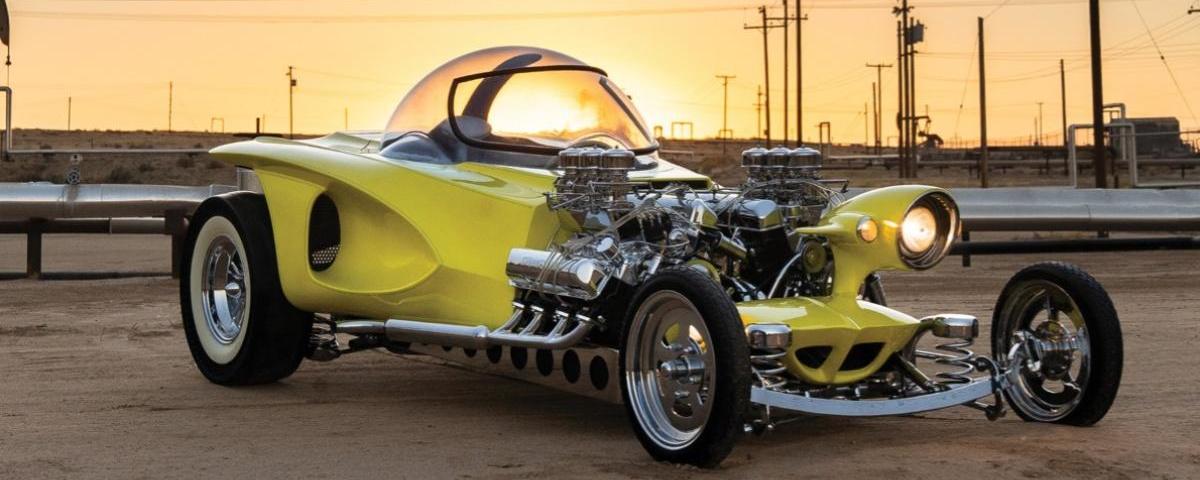Customiser Ed Roth's 'Mysterion' hot rod replica on sale
