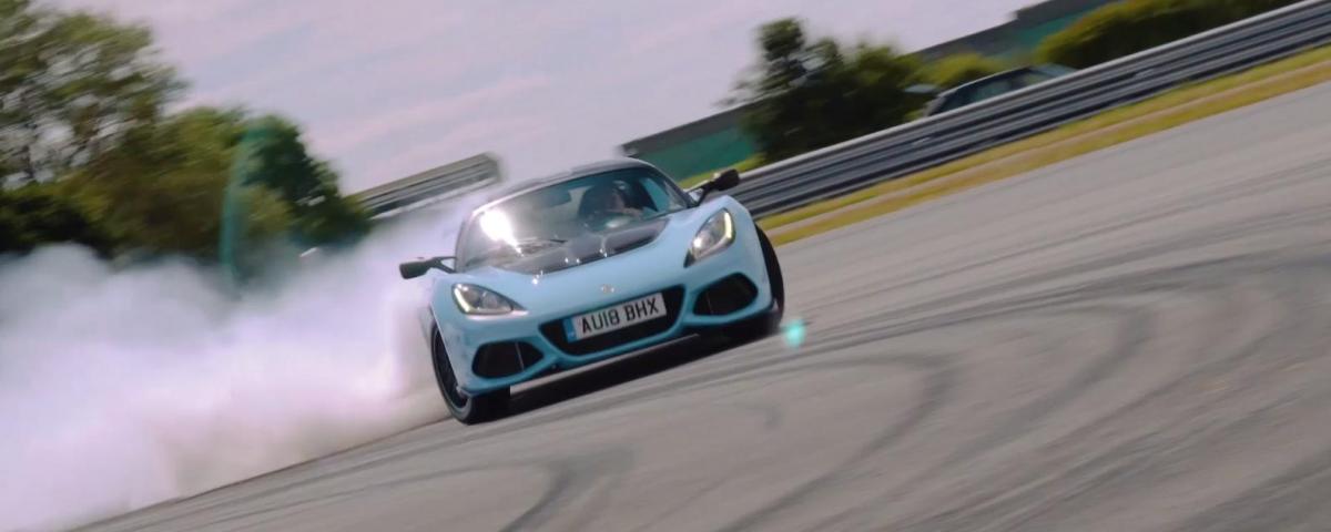 Video: Pair of Lotuses burn rubber to celebrate 70th anniversary