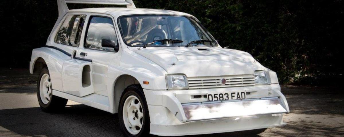 The MG Metro 6R4 Group B car that belonged to an F1 team