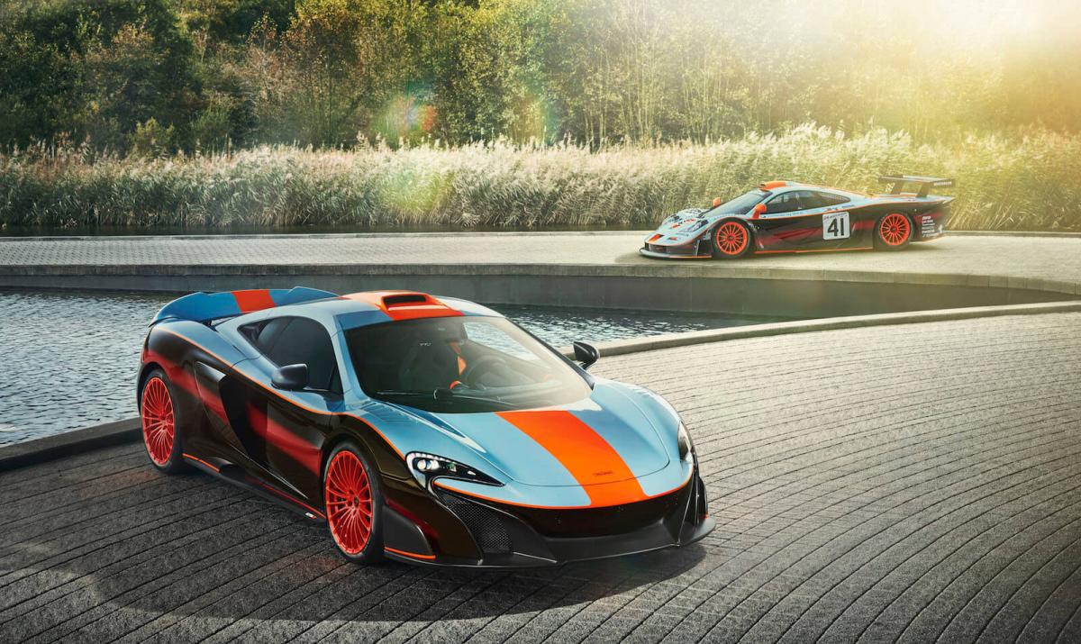 McLaren recreates Gulf Racing F1 GTR ‘Longtail’ livery for 675LT