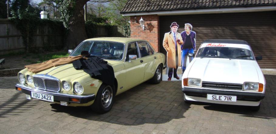 Minder TV series Capri and Daimler up for sale