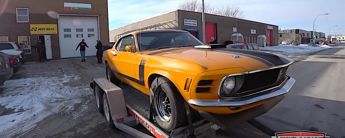 This Mustang Boss 302 has been freed from 25 years of storage