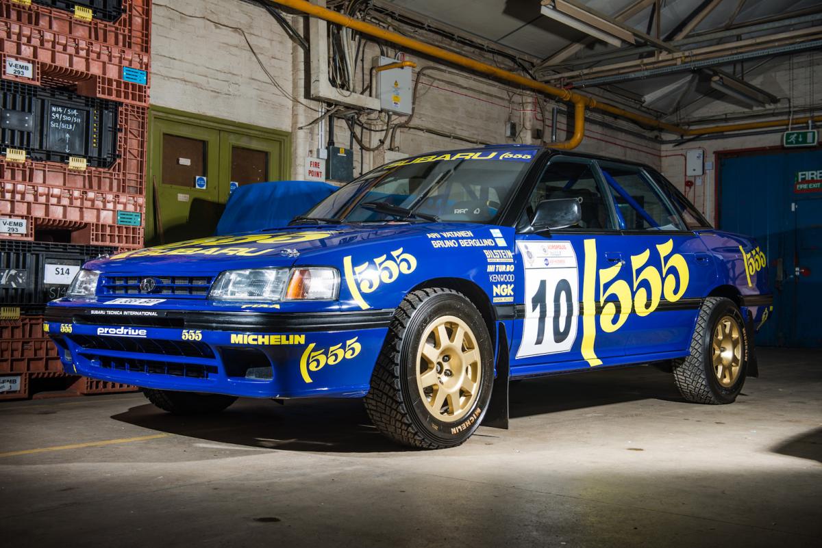 For sale! WRC Subaru Legacy driven by Vatanen and Burns