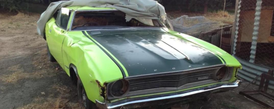 Watch: A father's emotional reunion with his lost Ford Falcon