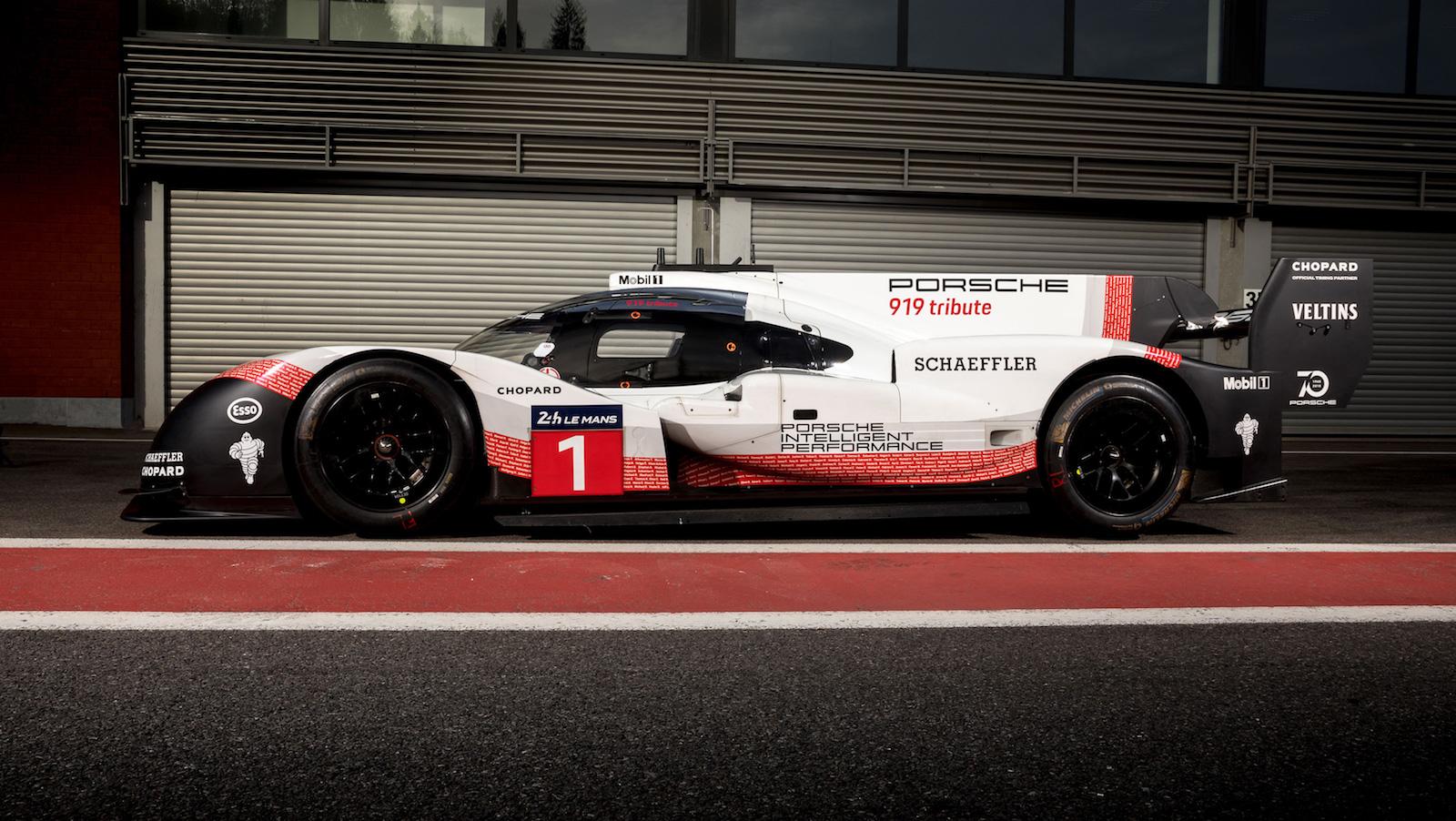 Modified Porsche LMP1 car breaks Spa lap record
