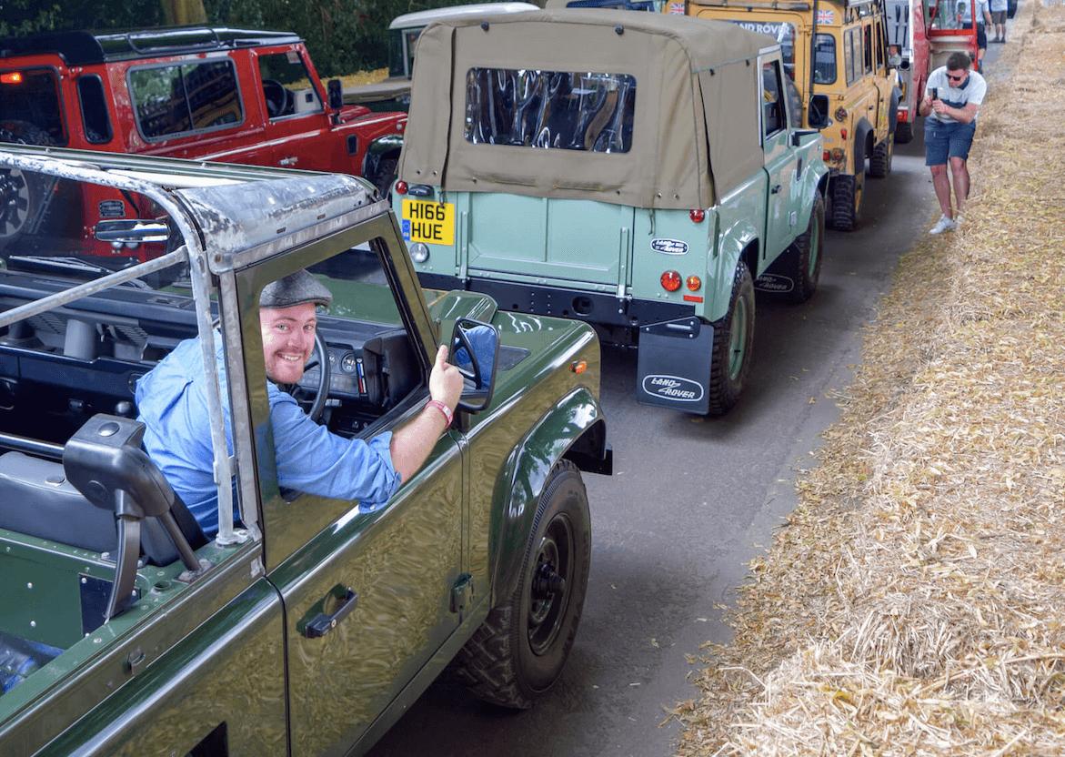 Driven: Land Rover 40th Anniversary Ninety up the Goodwood hillclimb!