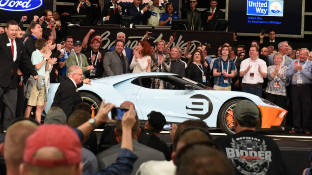 First 2019 Ford GT Heritage Edition raises $2,500,000 for charity