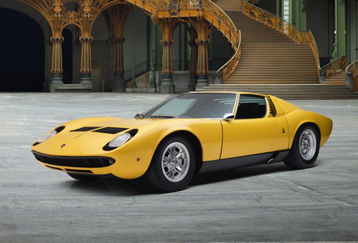 Four generations of Lamborghini for sale in Paris