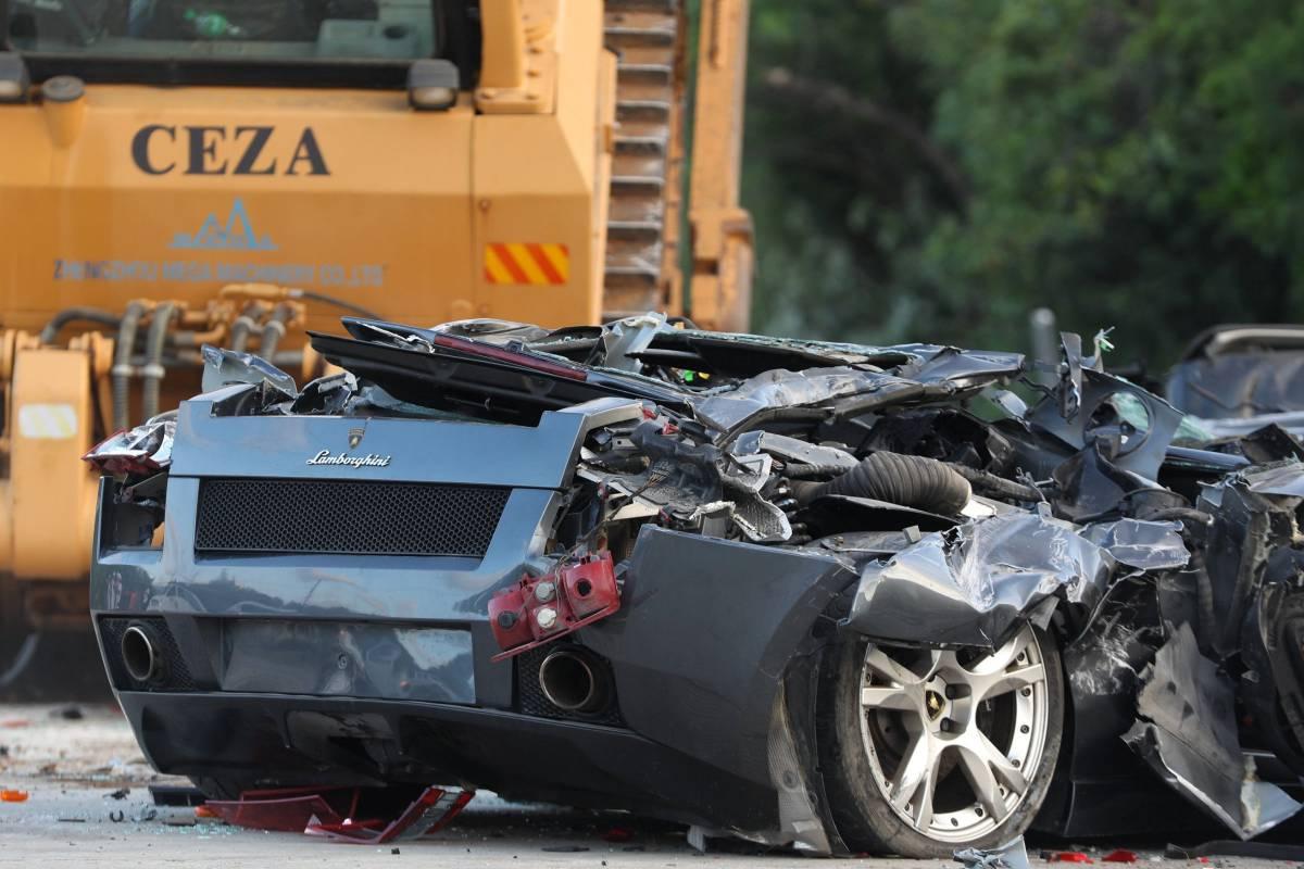 Watch: $6.8 million supercars crushed by Philippine authorities