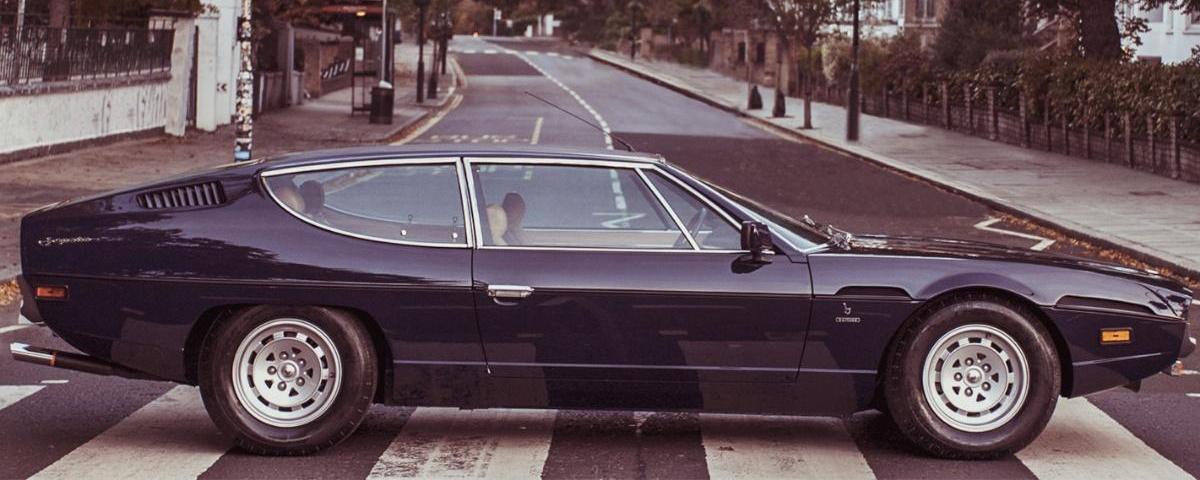 Lamborghini Espada recreates The Beatles' Abbey Road cover