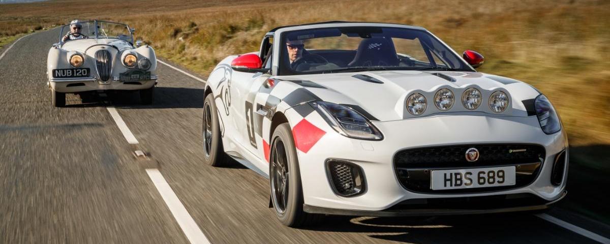 Jaguar F-type rally car pays homage to XK120