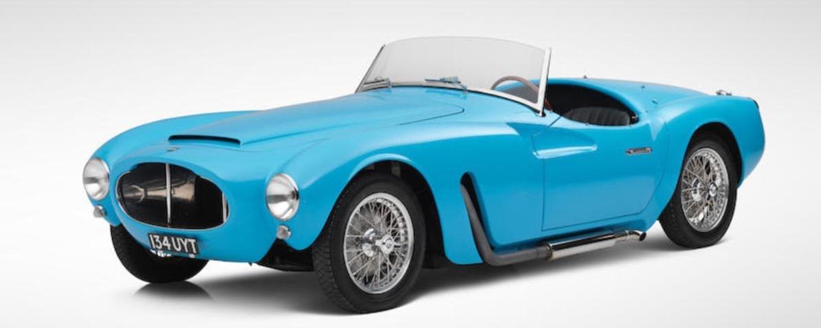 Unique 1955 Moretti 1200 Sport Spider is a beauty in blue