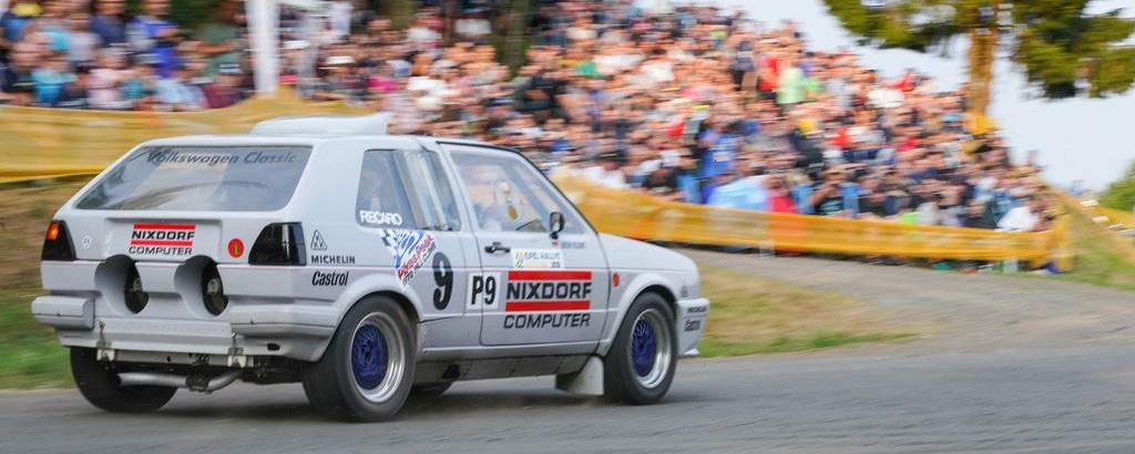 VW entered its Pikes Peak car into a German hillclimb