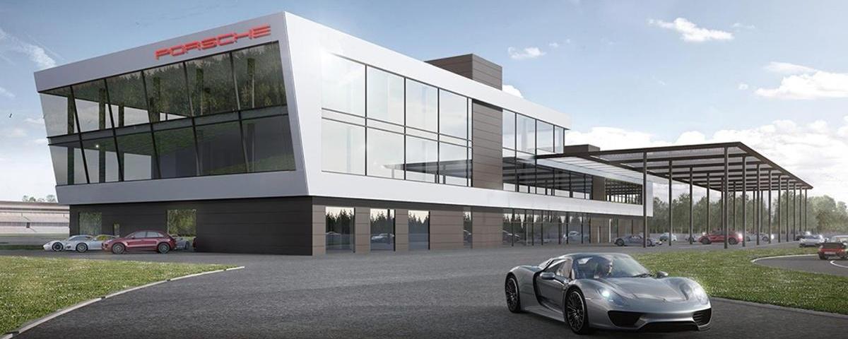 Work begins on Porsche experience centre at historic Hockenheim