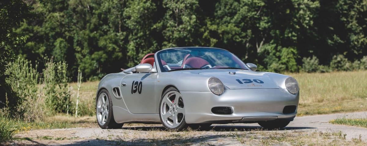This Porsche Boxster has been turned into a James Dean tribute