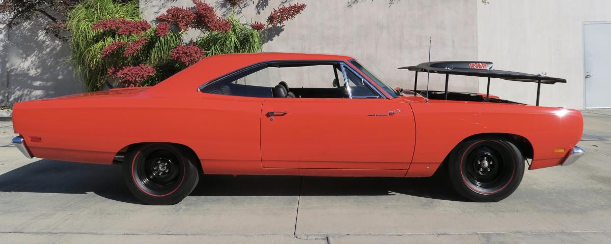 This Plymouth Road Runner can easily outrun Wile E. Coyote
