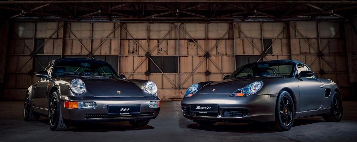 Restored anniversary Porsches on display at Classic Motor Show