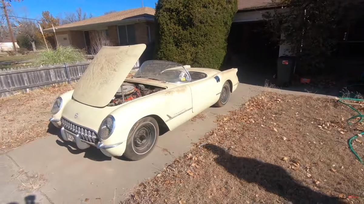 Barn find 1955 Chevy Corvette hasn't seen daylight in 40 years