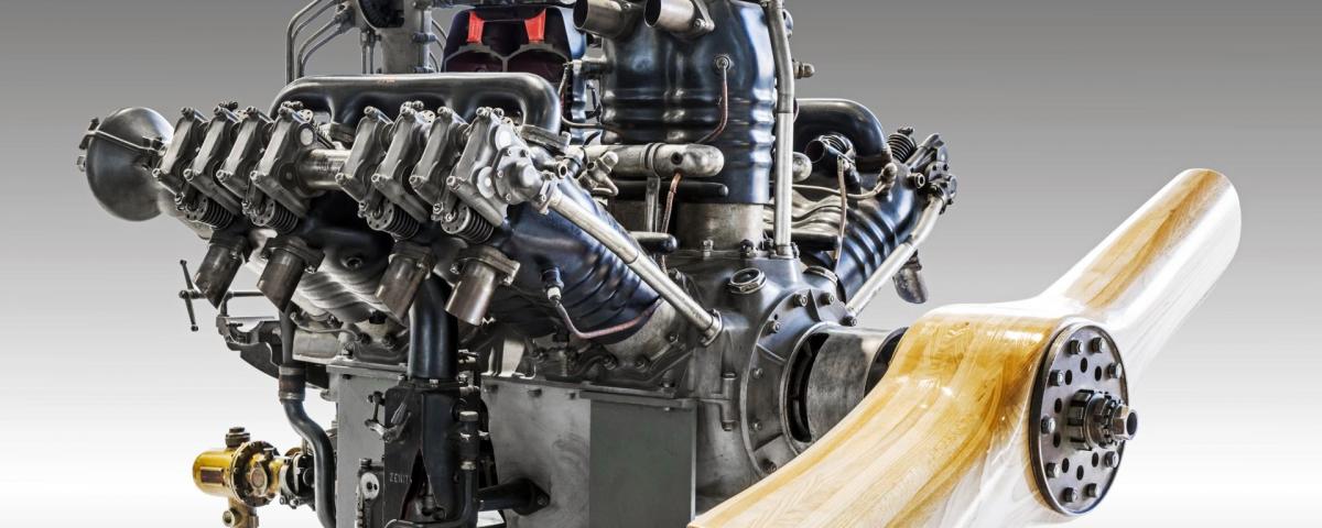 Check out this 12-cylinder aircraft engine built by Skoda