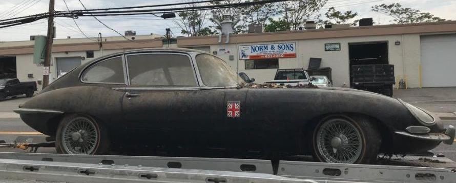 Is this the ultimate Jaguar E-type barn find?