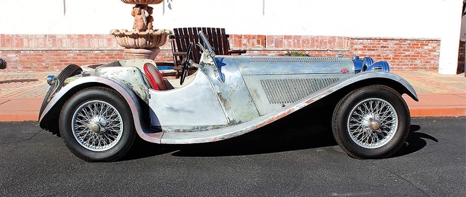 Classifieds Hero: unrestored Jaguar SS 100