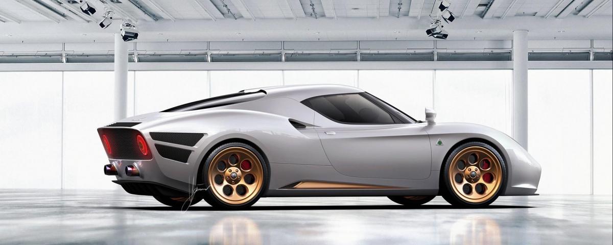 Alfa Romeo 4C gets retro 33 Stradale-inspired makeover