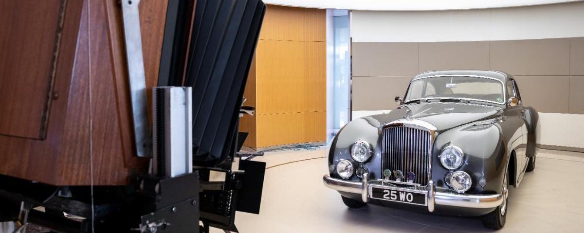 Bentley centenary book shot with rare Polaroid