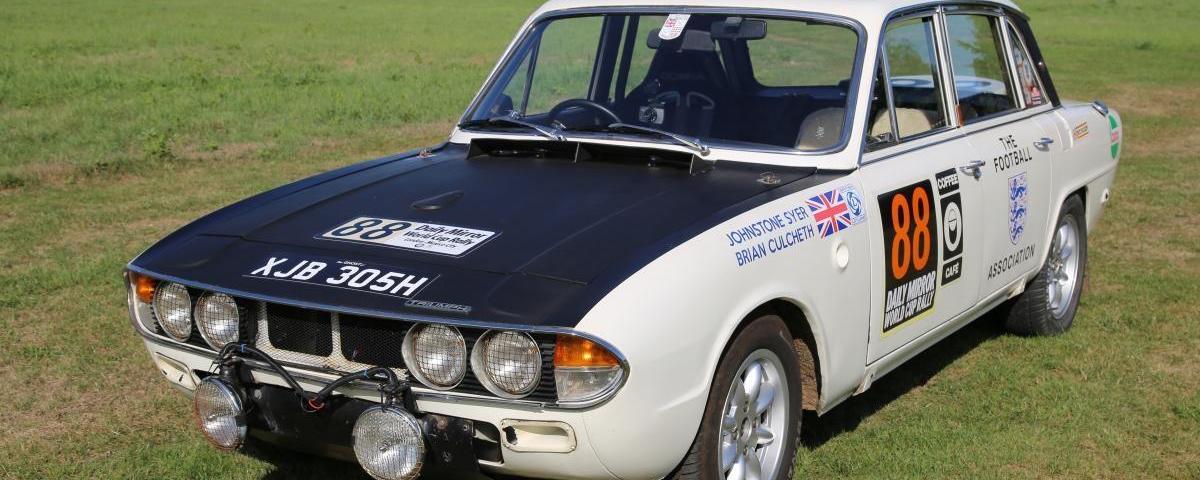 Meticulous replica of 1970 London-Mexico rally Triumph on sale