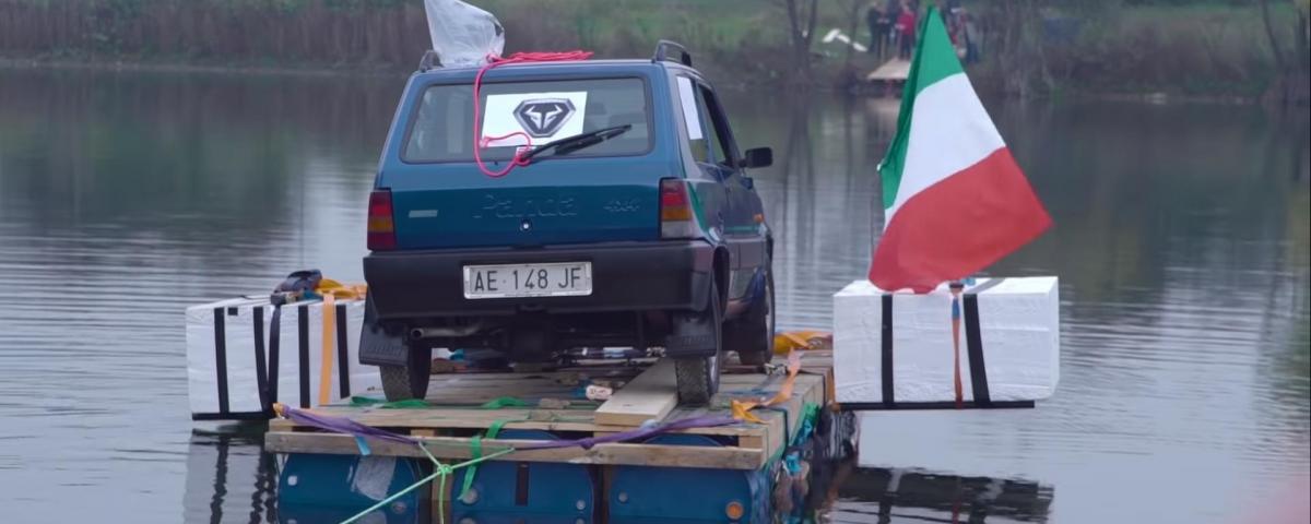 Italdesign recreates Top Gear river stunt with Fiat Panda 4x4