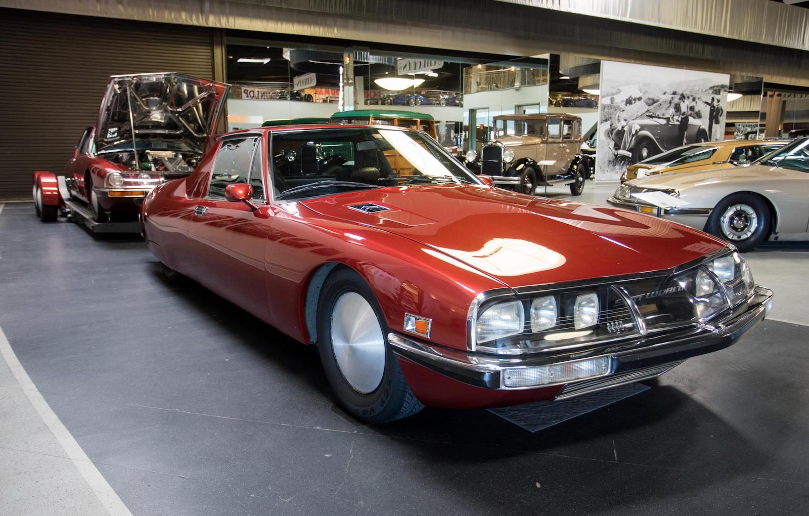 200mph Bonneville Citroën SM on show at Mullin