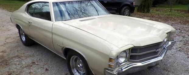 This 1971 Chevrolet Chevelle hasn’t seen sunlight in 24 years