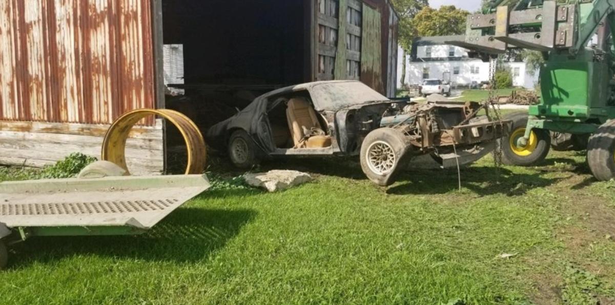 Steve McQueen’s 1979 Pontiac Trans Am pulled from Illinois barn