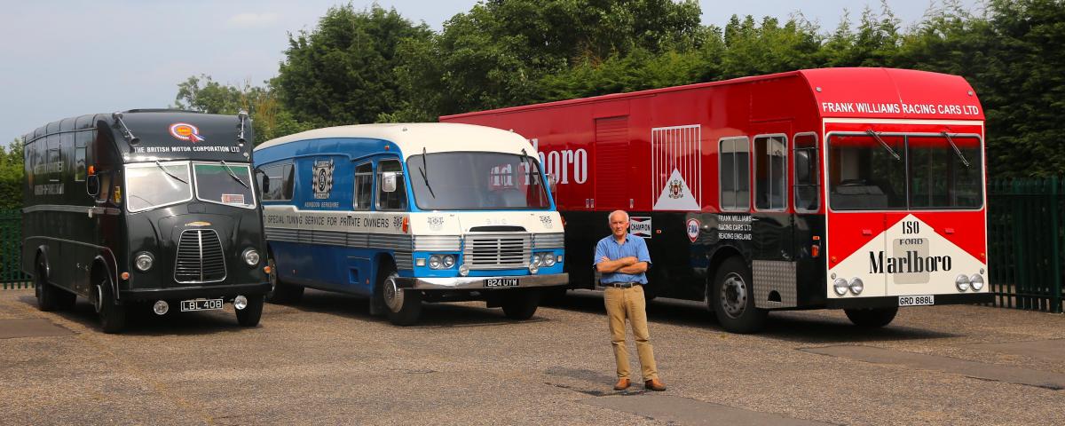 The man with three classic race transporters (and more to come)