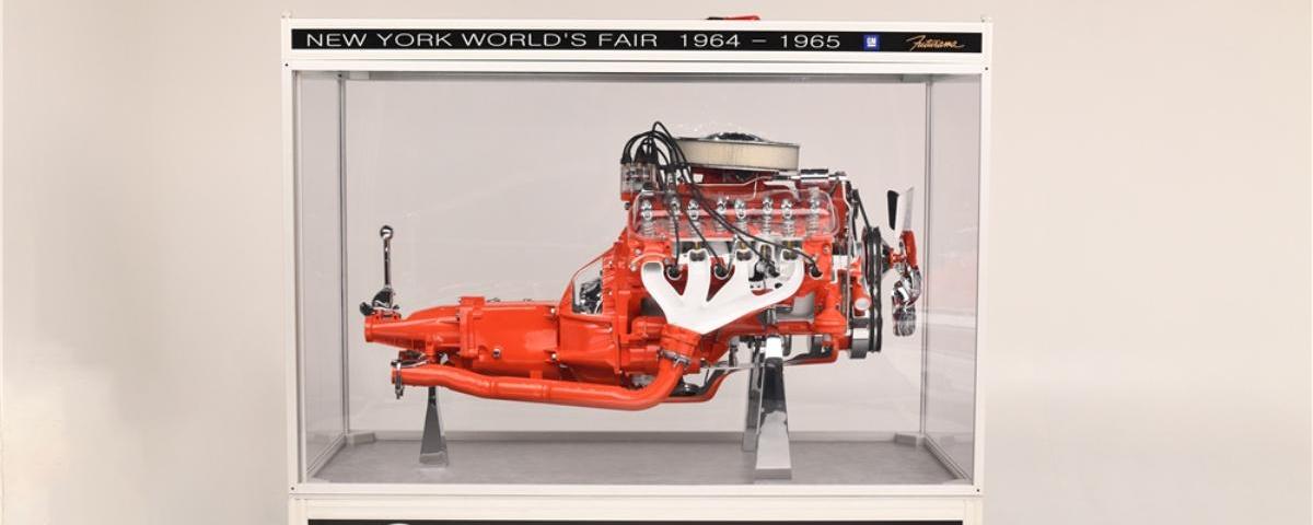 Imagine this beautiful Corvette engine in your living room