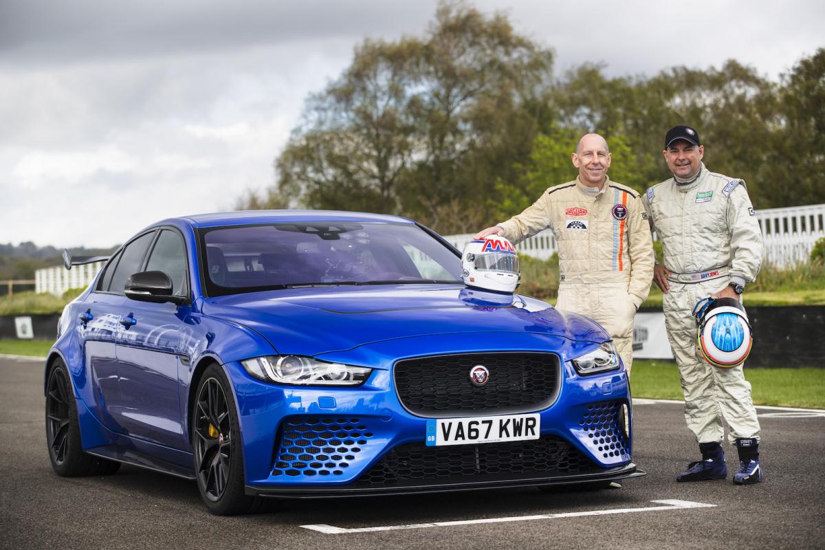 Le Mans legends test the Jaguar Project 8