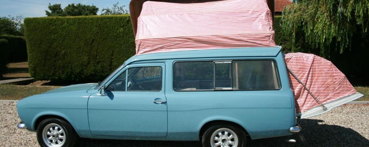 'Carry on Camping' with this classic Mk1 Ford Escort Elba
