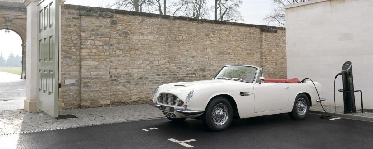 Aston Martin launches classic electric conversions