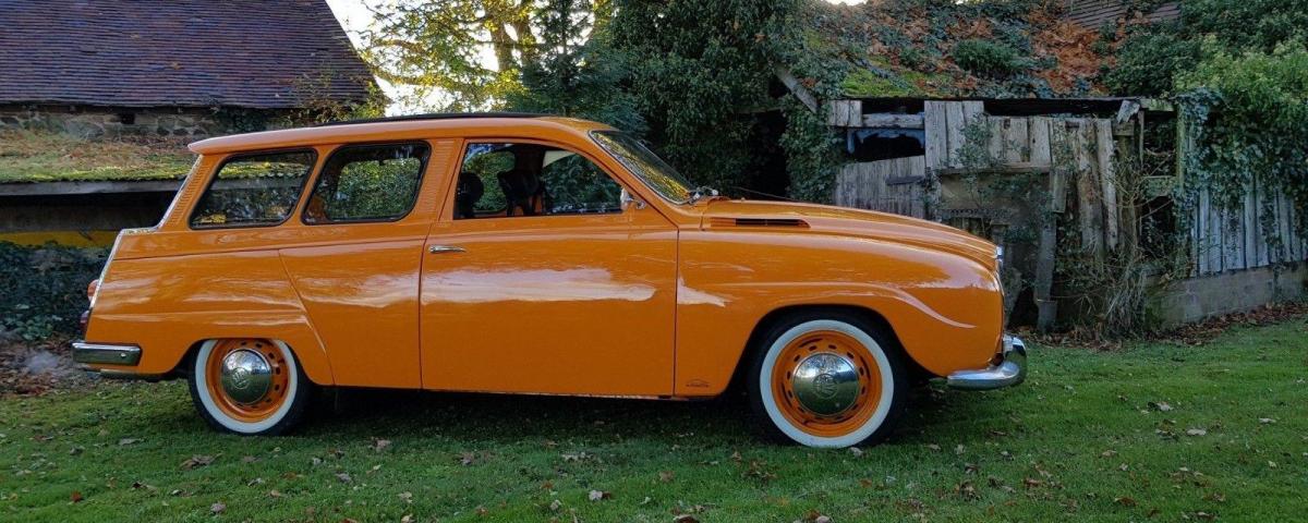Restomod Saab 95 V4 is the coolest wagon you'll see today