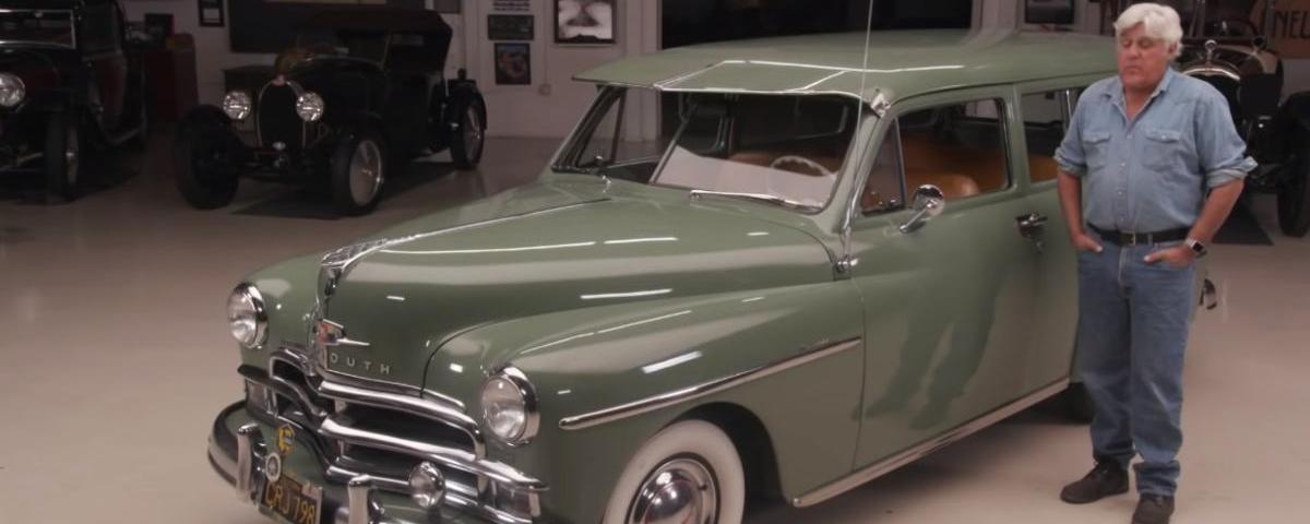 The war veteran's 1950 Plymouth Suburban gifted to Jay Leno
