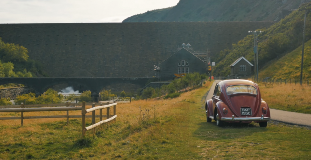 Man creates electric VW Beetle 'powered by rain'