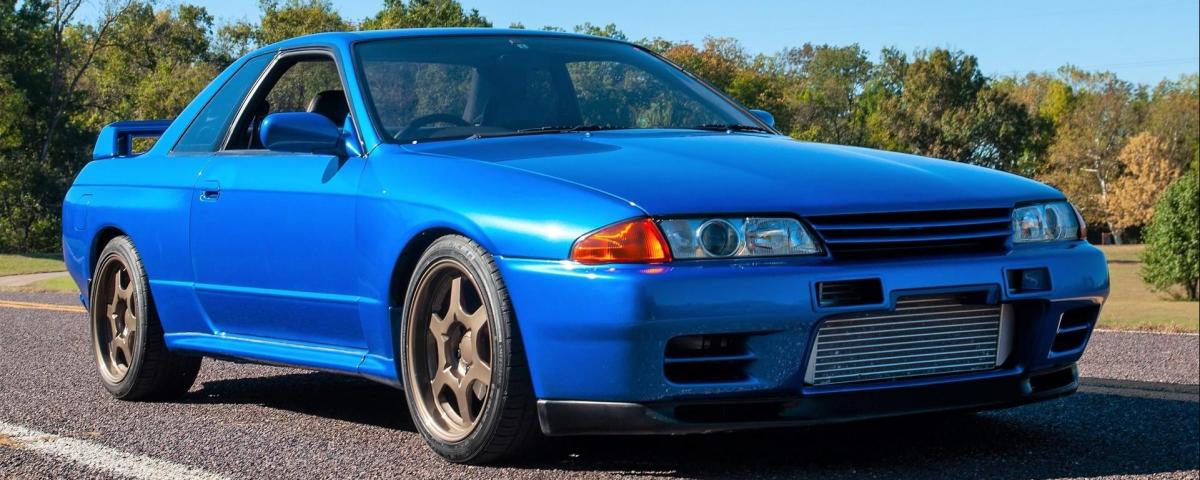 Cool blue Nissan Skyline R32 GT-R to rule at auction
