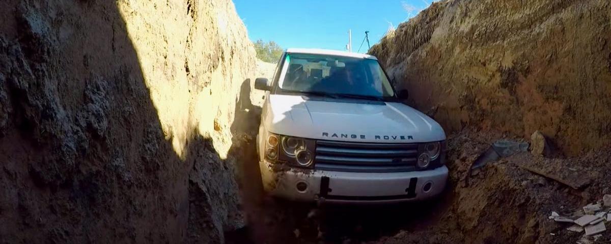 Man fed up of unreliable Range Rover buries it underground