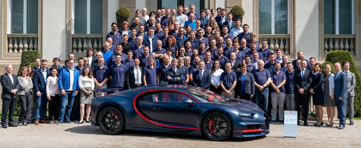 Bugatti has just built its 100th Chiron – and it's quite special!