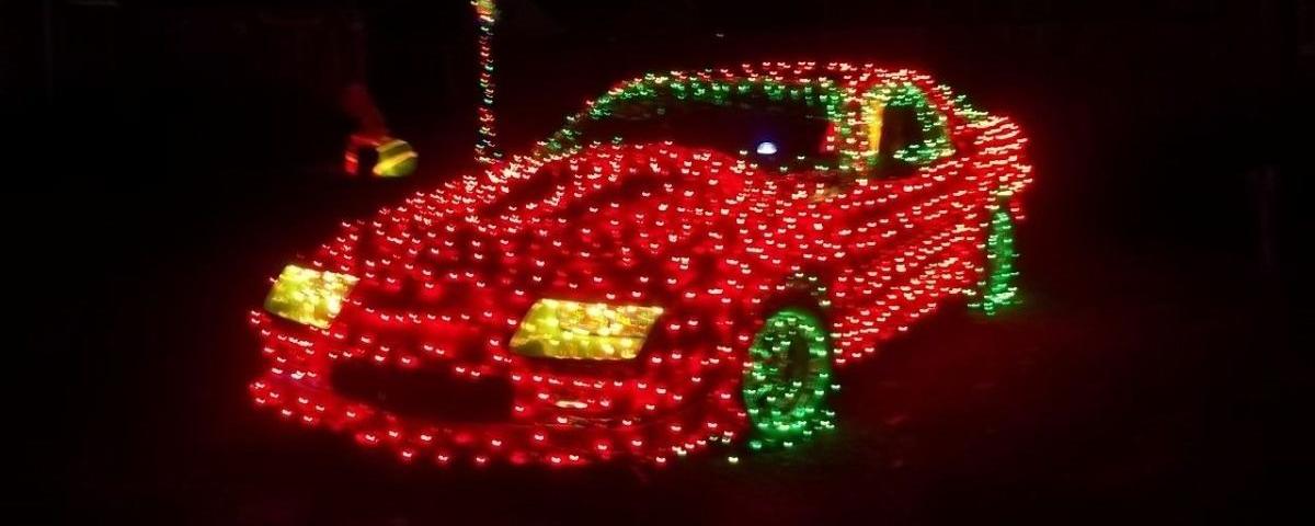 Is this Chevrolet Camaro the ultimate Christmas decoration?