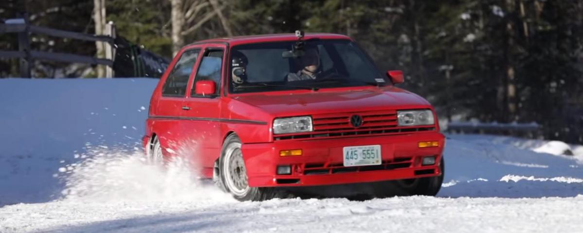 How does the VW Rallye Golf stack up on snow after 29 years?