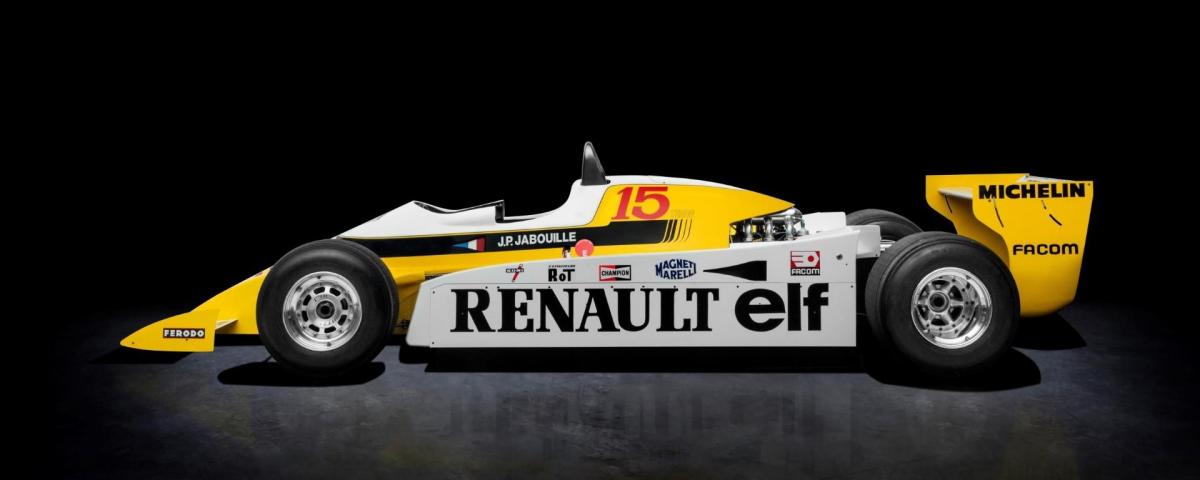 Renault F1 Car Crowns Turbocharged Rétromobile Display